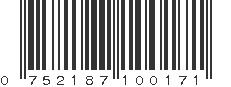 UPC 752187100171