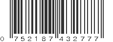 UPC 752187432777