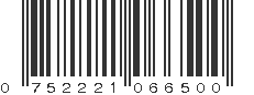 UPC 752221066500