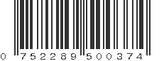 UPC 752289500374