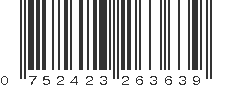 UPC 752423263639