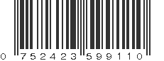 UPC 752423599110