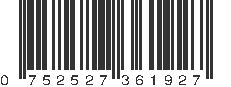 UPC 752527361927