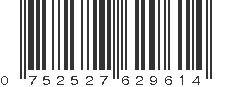 UPC 752527629614