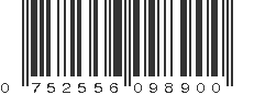 UPC 752556098900