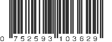 UPC 752593103629