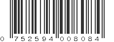 UPC 752594008084