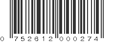 UPC 752612000274