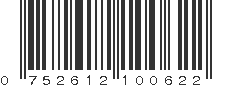 UPC 752612100622