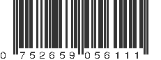 UPC 752659056111