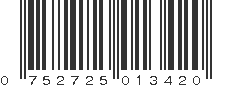 UPC 752725013420