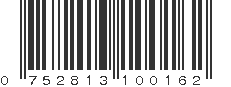 UPC 752813100162