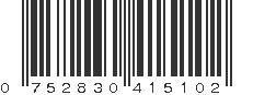 UPC 752830415102