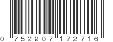 UPC 752907172716