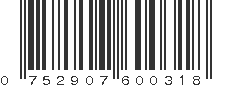 UPC 752907600318