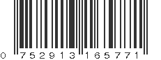 UPC 752913165771