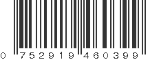 UPC 752919460399