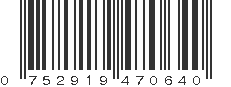 UPC 752919470640