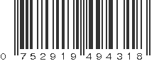 UPC 752919494318