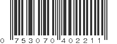 UPC 753070402211