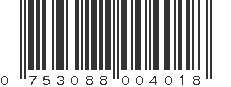 UPC 753088004018