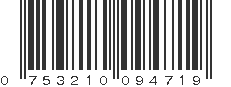 UPC 753210094719