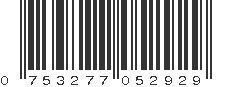 UPC 753277052929