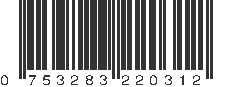 UPC 753283220312