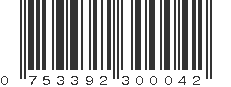 UPC 753392300042