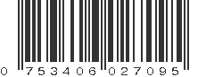 UPC 753406027095