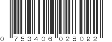 UPC 753406028092