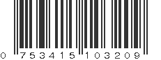 UPC 753415103209