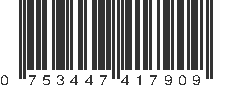 UPC 753447417909