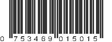 UPC 753469015015
