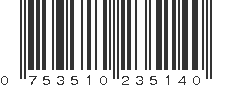 UPC 753510235140