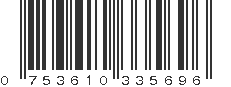 UPC 753610335696