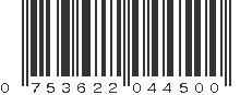 UPC 753622044500