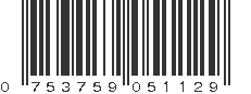 UPC 753759051129