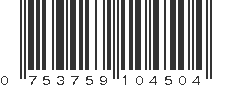 UPC 753759104504