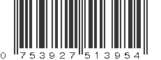 UPC 753927513954