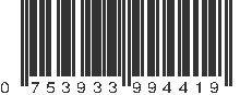 UPC 753933994419