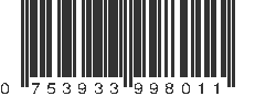 UPC 753933998011