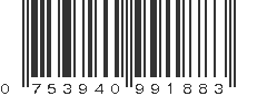 UPC 753940991883