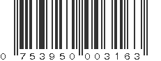 UPC 753950003163