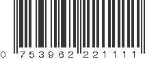 UPC 753962221111