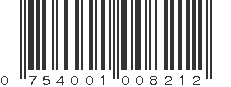 UPC 754001008212