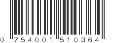 UPC 754001510364