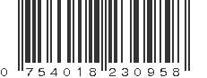 UPC 754018230958