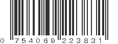 UPC 754069223831