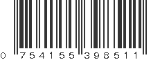 UPC 754155398511